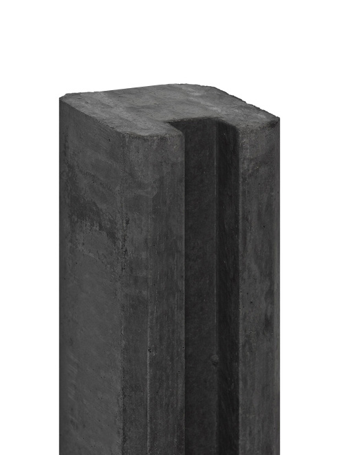 Betonpaal 40 centimeter antracietgrijs