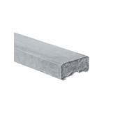 Afwerklat voor duo beton schutting - Betongrijs