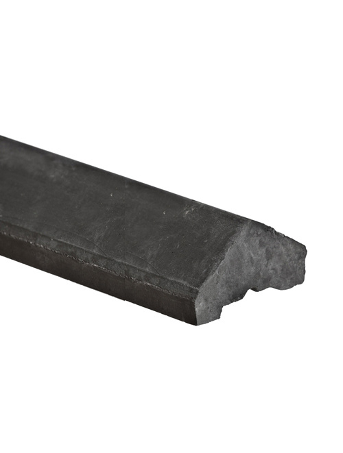 Afwerklat voor duo beton schutting - Antracietgrijs