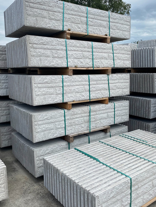 Betonplaat met motief - Enkelzijdig