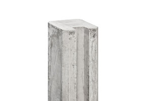 Duo betonpaal 234,7 centimeter betongrijs