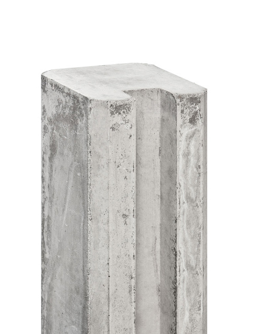 Duo betonpaal 234,7 centimeter betongrijs