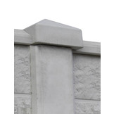 Duo betonpaal muts betongrijs