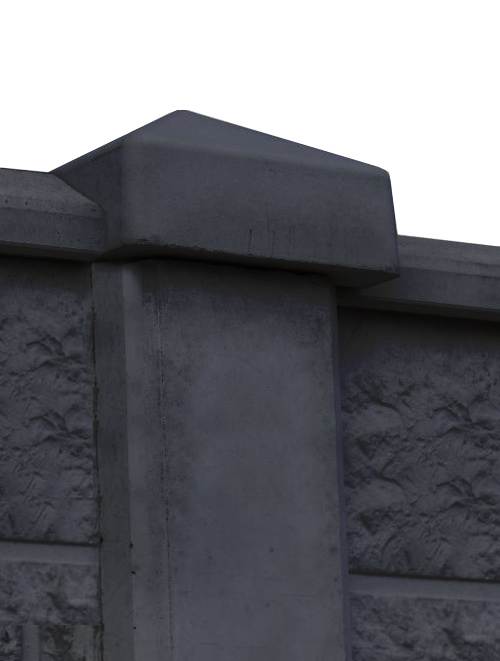 Duo betonpaal muts antracietgrijs