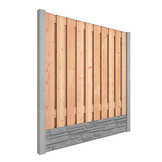 Red Class Wood hout beton schutting Duo Rustiek