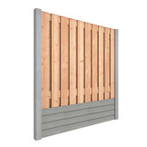Red Class Wood hout beton schutting Duo Rabat Hout