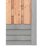 Red Class Wood hout beton schutting Duo Rabat Hout