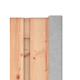 Red Class Wood hout beton schutting Duo Glad