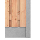 Red Class Wood hout beton schutting Duo Glad