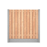Red Class Wood hout beton schutting Duo Glad