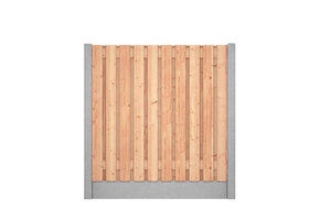 Red Class Wood hout beton schutting Duo Glad