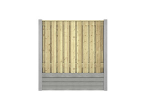 Hout beton schutting Prestige