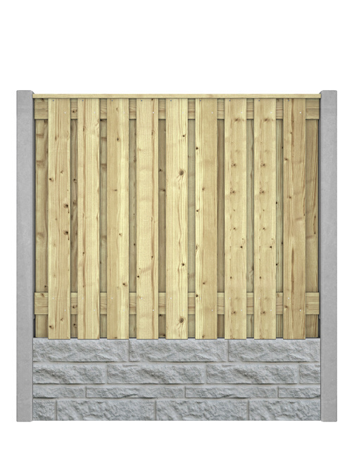 Instituut huren Garderobe Hout beton schutting Fels bestel je op Schutting33.nl - Schutting33