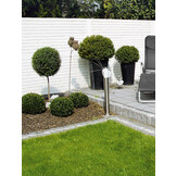 Beton schutting Steenmotief