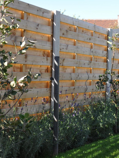 Hout beton schutting Budget