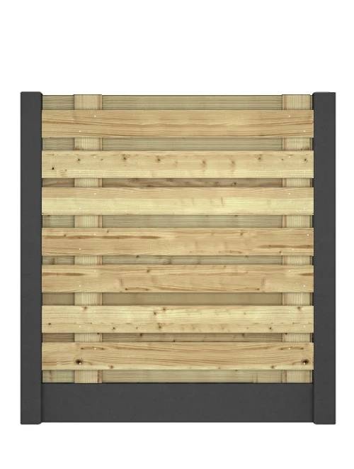 Hout beton schutting Budget