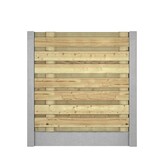 Hout beton schutting Budget