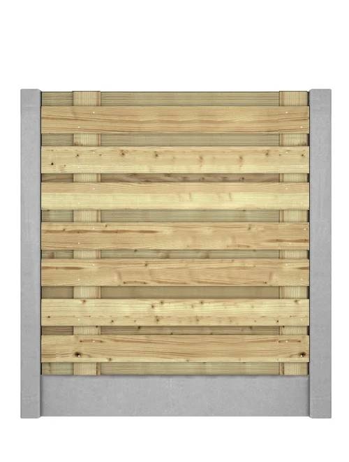 Hout beton schutting Budget