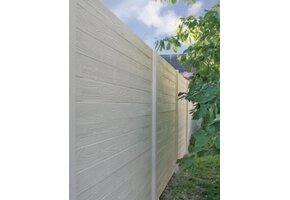 Beton schutting - Enkelzijdig - 231 cm hoog