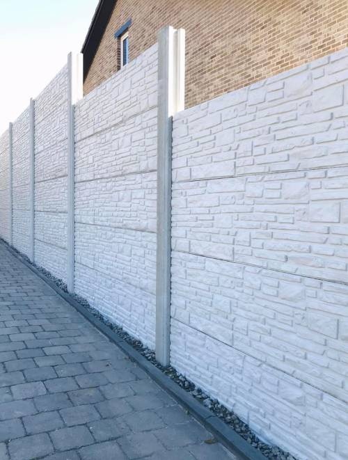 Beton schutting - Duo - 216 cm hoog