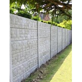 Beton schutting - Duo - 216 cm hoog