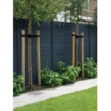 Beton schutting - Enkelzijdig - 192 cm hoog