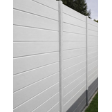 Beton schutting - Enkelzijdig - 192 cm hoog