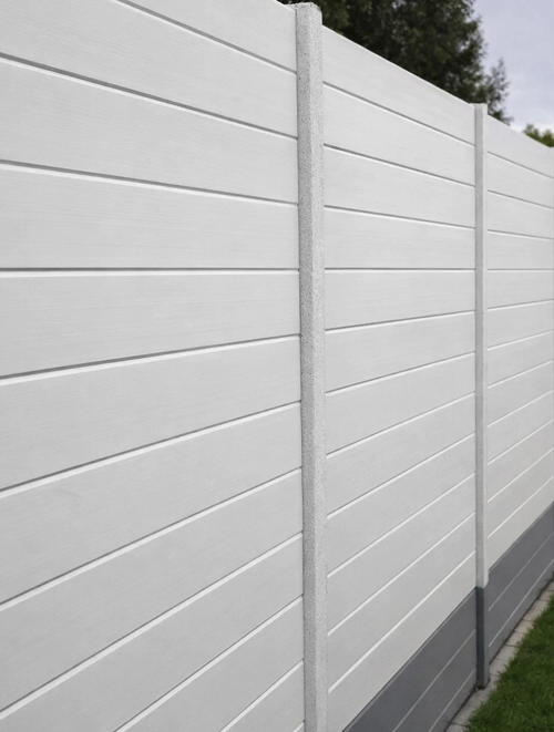 Beton schutting - Enkelzijdig - 192 cm hoog