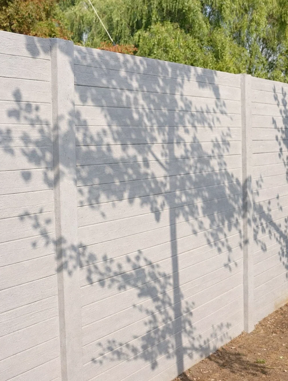 Beton schutting - Enkelzijdig - 192 cm hoog