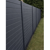 Beton schutting - Enkelzijdig - 231 cm hoog