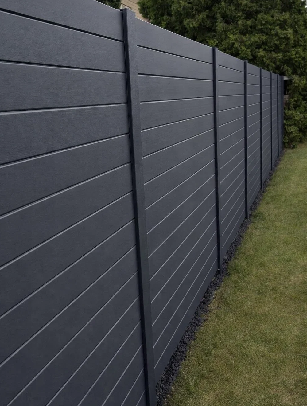 Beton schutting - Enkelzijdig - 231 cm hoog