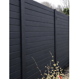 Beton schutting - Enkelzijdig - 231 cm hoog