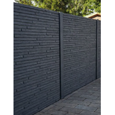 Beton schutting - Enkelzijdig - 231 cm hoog