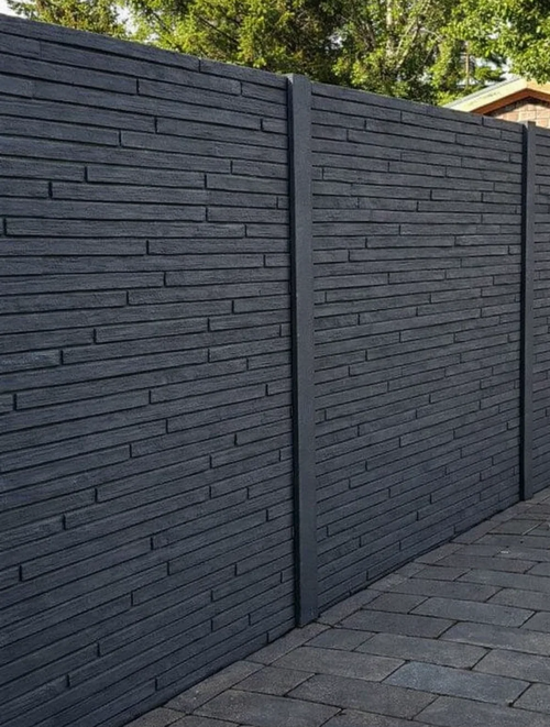 Beton schutting - Enkelzijdig - 231 cm hoog