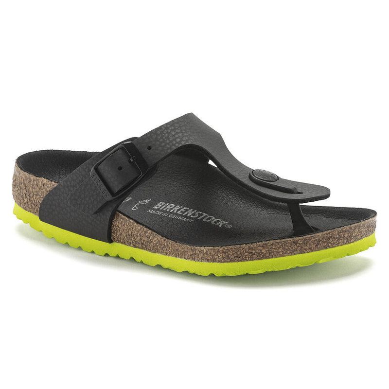 Birkenstock Birkenstock Kids Gizeh - Desert Soil Black Narrow