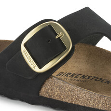 Birkenstock Birkenstock Gizeh Leather Big Buckle - Black Regular