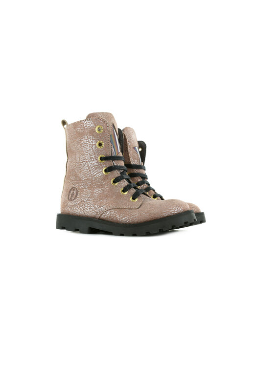 Shoesme Shoesme Bikerboot - Zilveren Finish