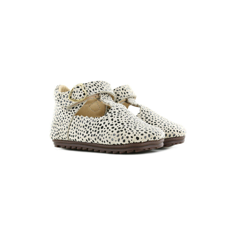 Shoesme Shoesme babyproof band schoentje - Beige Dots