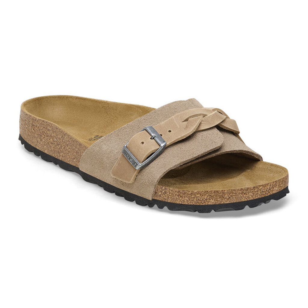 Birkenstock Birkenstock Oita Braided Suede Leather - Taupe Narrow