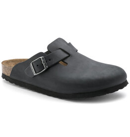 Birkenstock Birkenstock Boston Oiled Leather - Black Regular