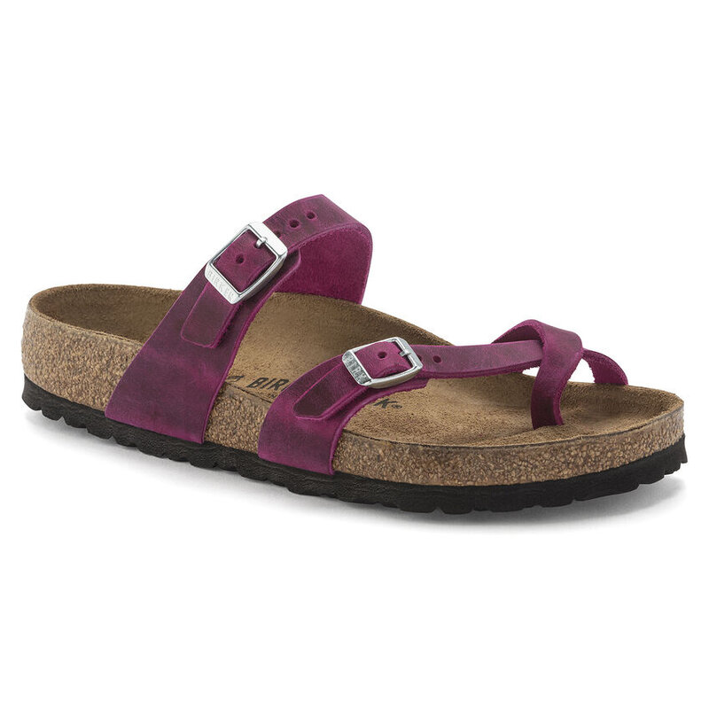 Birkenstock Birkenstock Mayari Oiled Leather - Fuchsia Regular