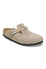 Birkenstock Birkenstock Boston Braided Suede Leather - Taupe Narrow