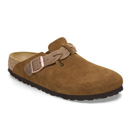 Birkenstock Birkenstock Boston Braided Suede Leather - Mink Narrow