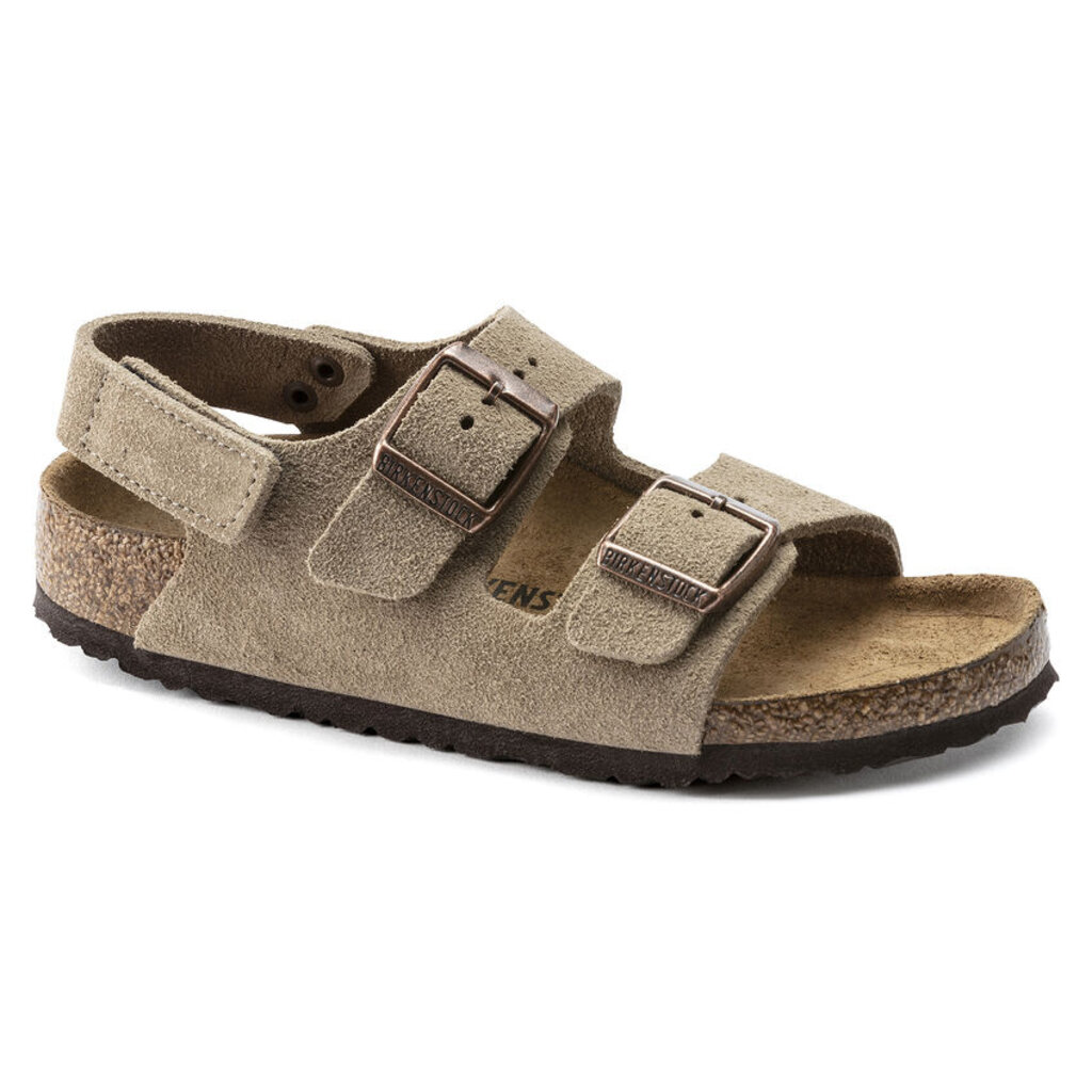 Birkenstock Birkenstock Milano Kids Suede  - Taupe