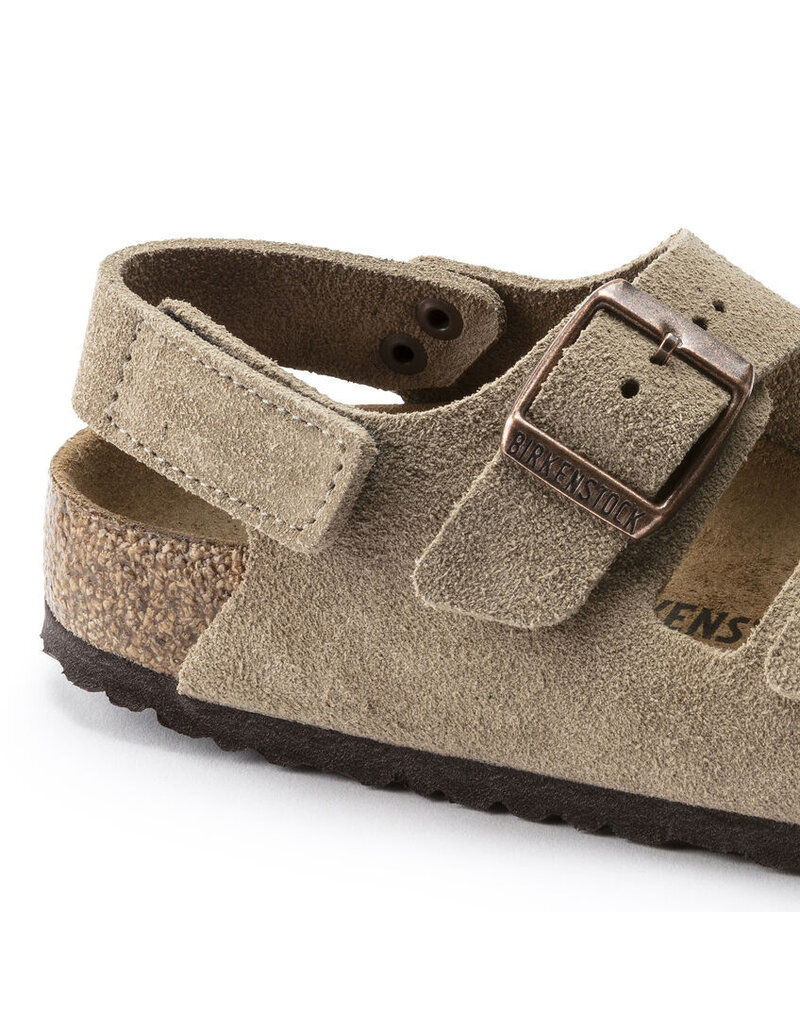 Birkenstock Birkenstock Milano Kids Suede  - Taupe