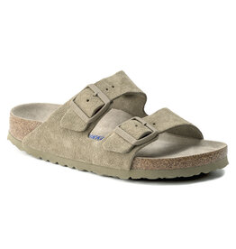 Birkenstock Birkenstock Arizona SFB Suède - Faded Khaki Narrow