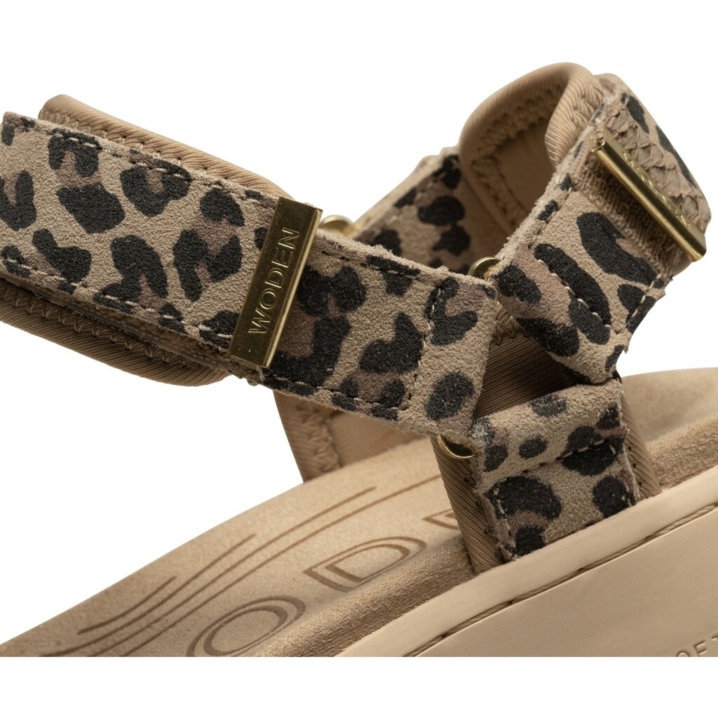 Woden Woden Line Suede - Leopard