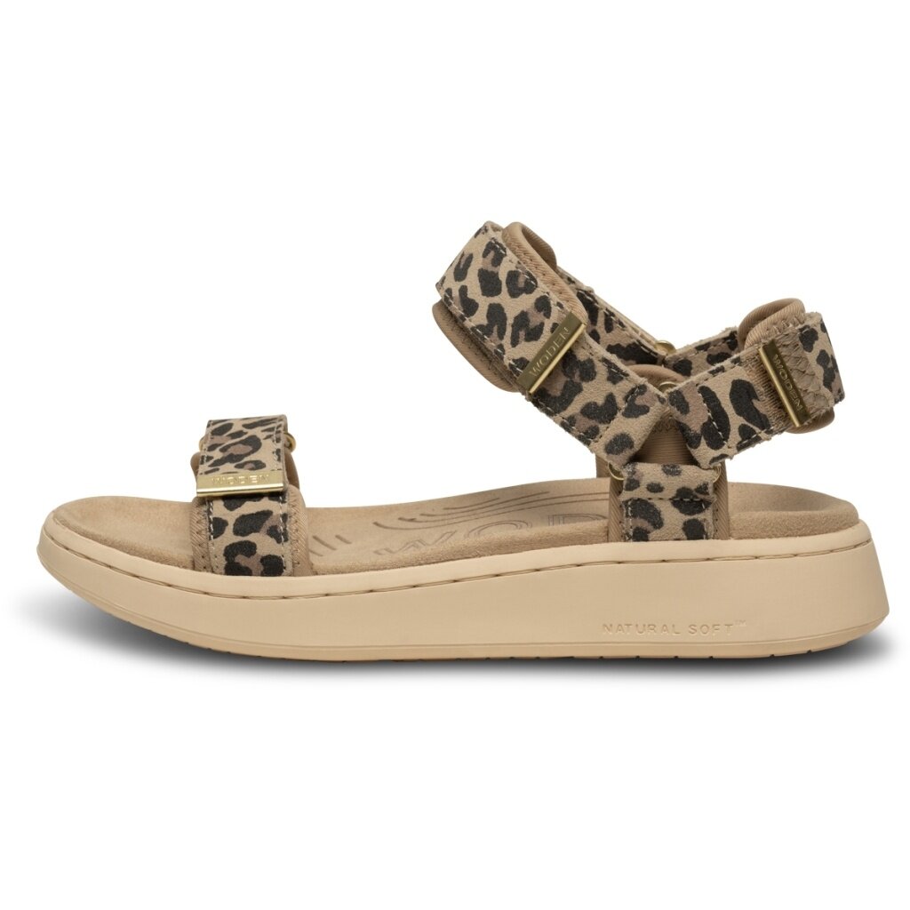 Woden Woden Line Suede - Leopard