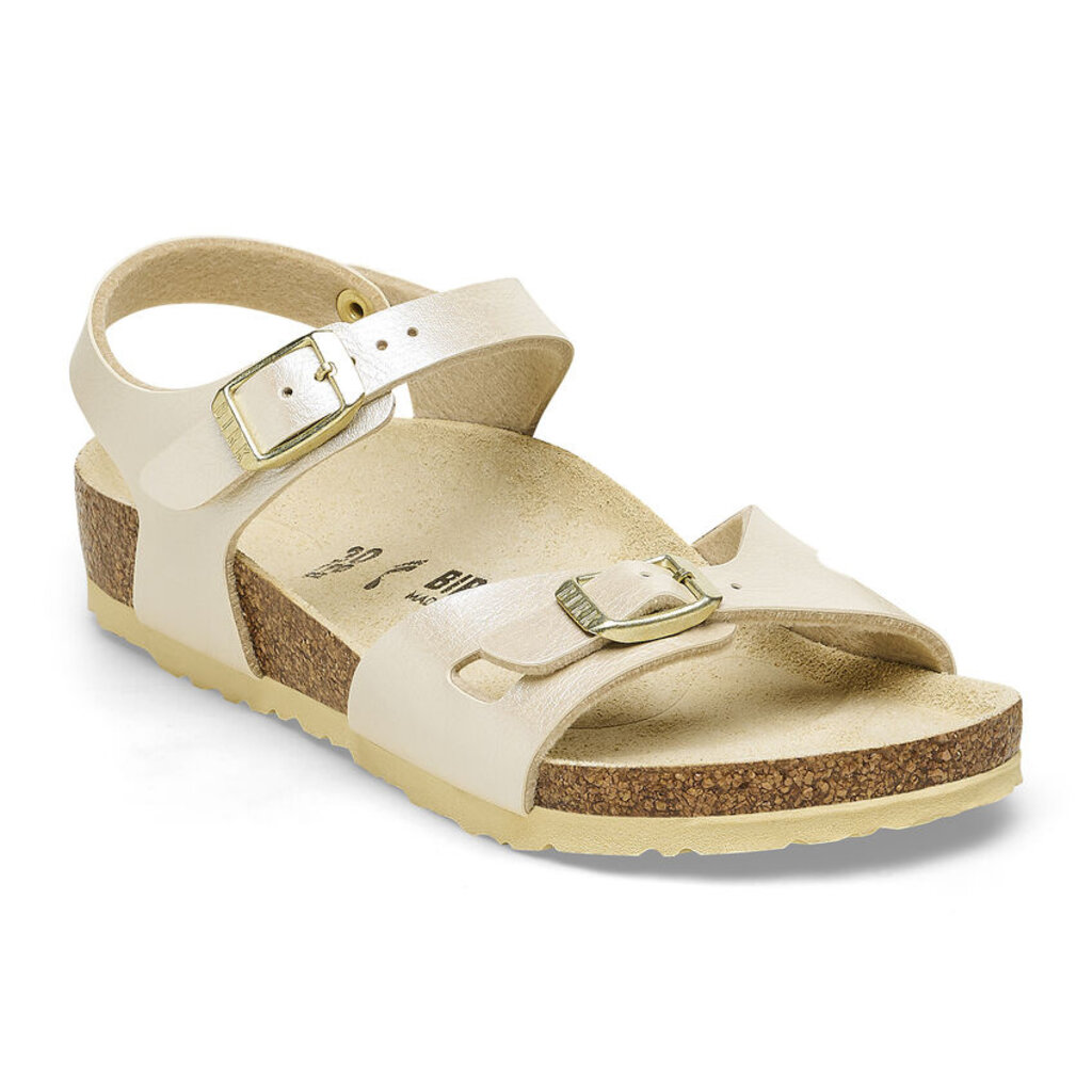 Birkenstock Birkenstock Kids Rio - Graceful Pearl White Narrow