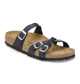 Birkenstock Birkenstock Franca Braided Oiled Leather - Black Regular